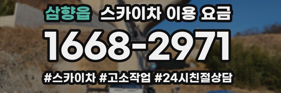 삼향읍 스카이차 이용 요금