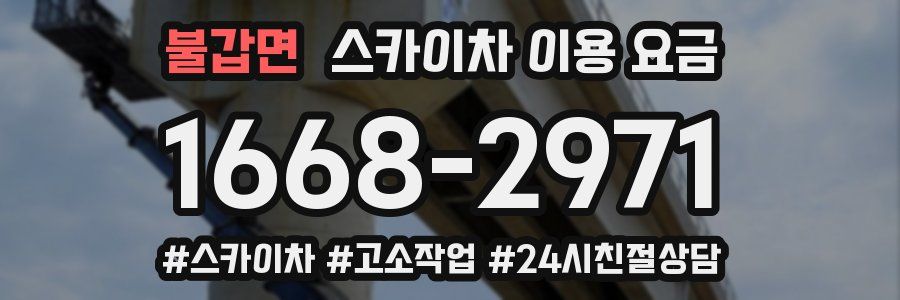 불갑면 스카이차 이용 요금