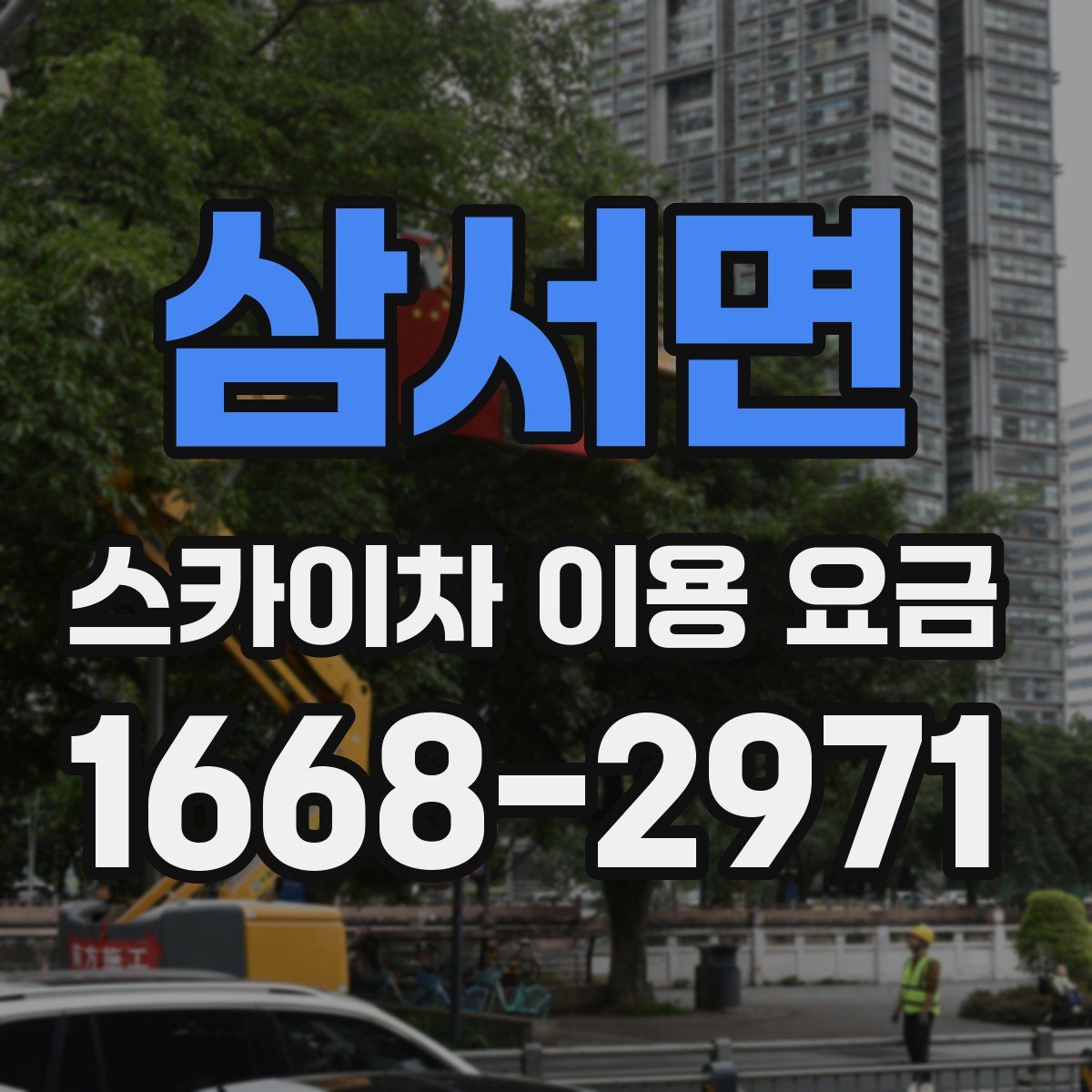 삼서면 스카이차 이용 요금
