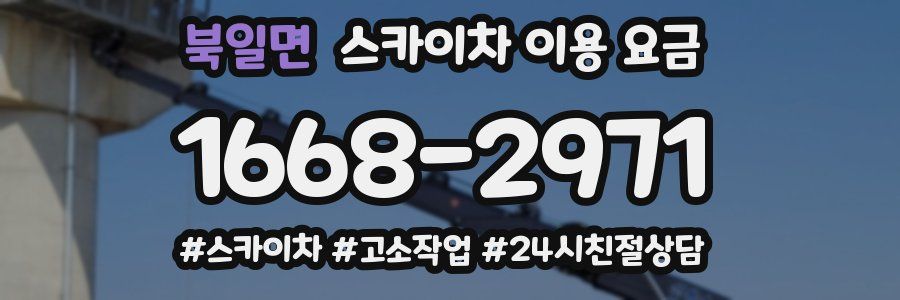 북일면 스카이차 이용 요금