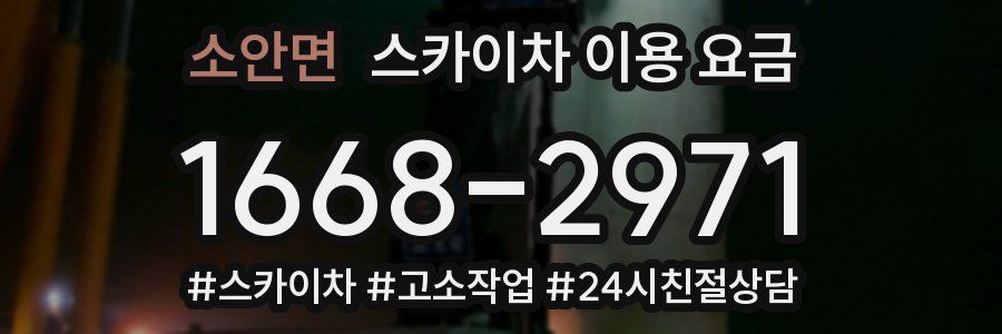 소안면 스카이차 이용 요금