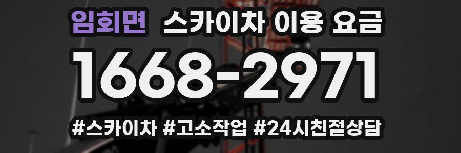 임회면 스카이차 이용 요금