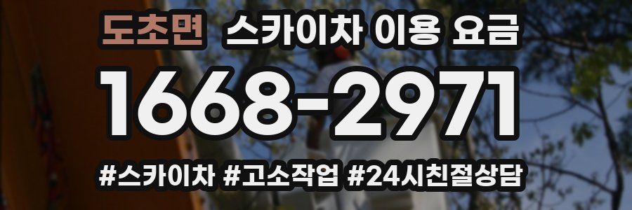 도초면 스카이차 이용 요금