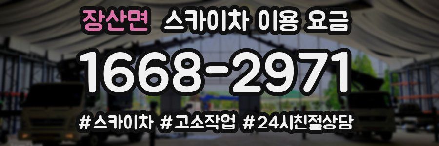 장산면 스카이차 이용 요금