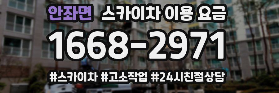 안좌면 스카이차 이용 요금