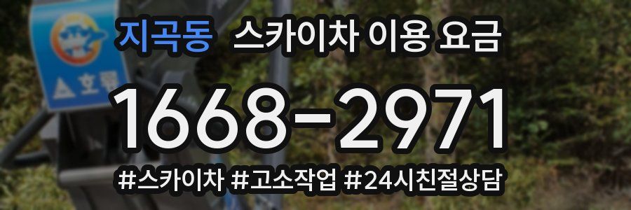 지곡동 스카이차 이용 요금