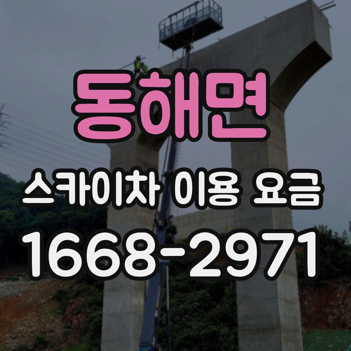 동해면 스카이차 이용 요금