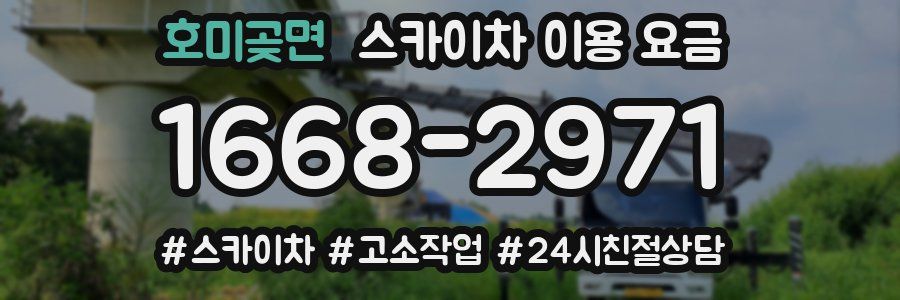 호미곶면 스카이차 이용 요금