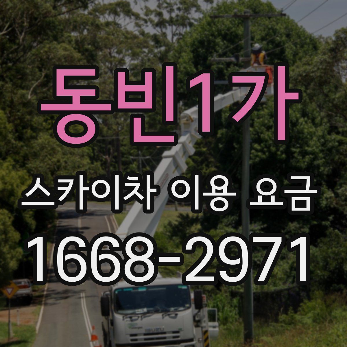 동빈1가 스카이차 이용 요금