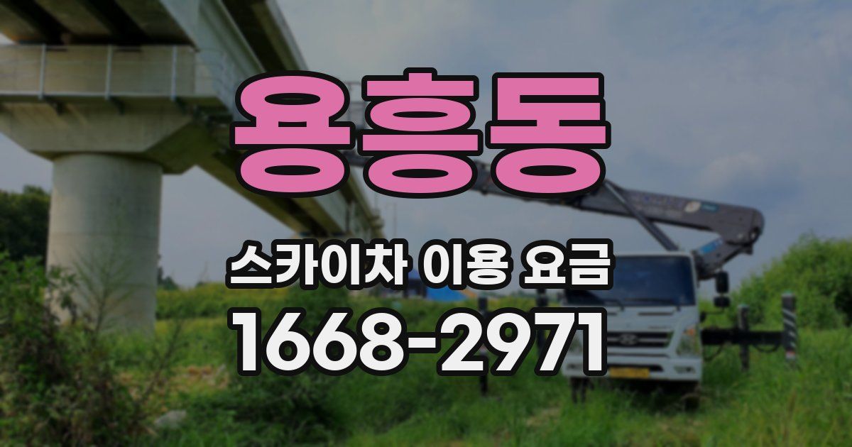 용흥동 스카이차 이용 요금