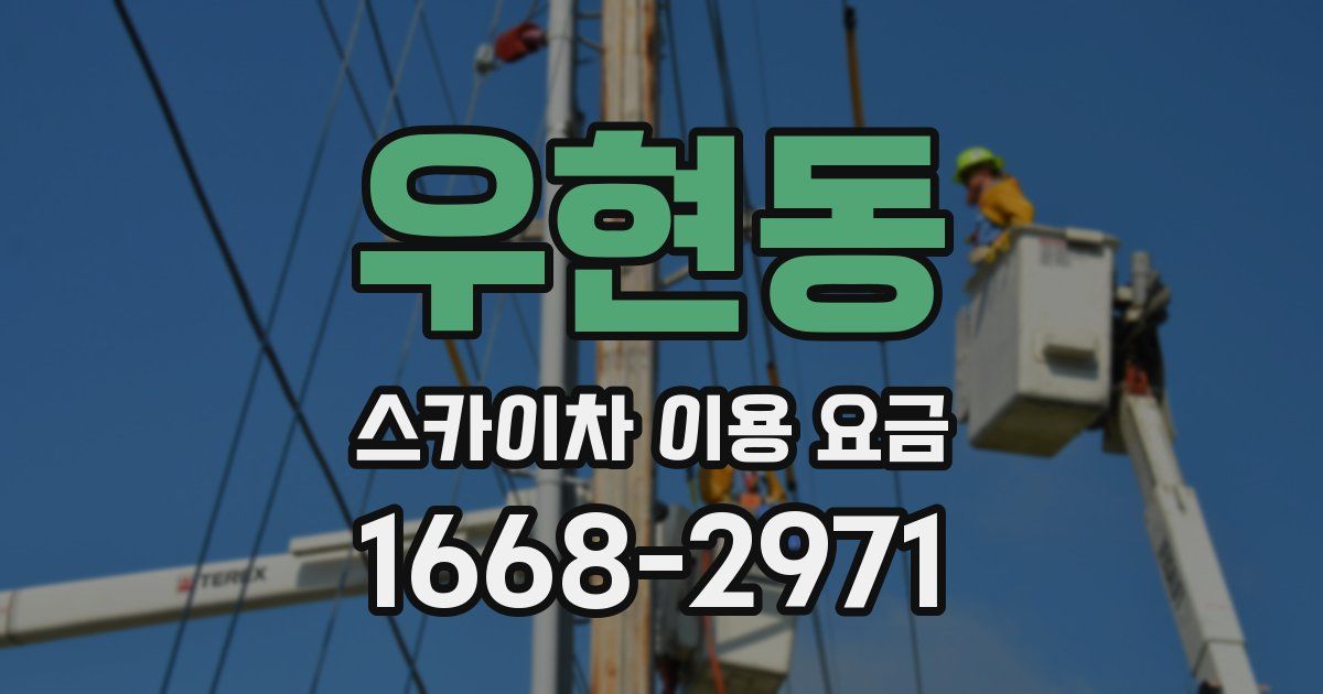 우현동 스카이차 이용 요금