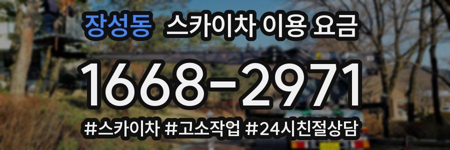 장성동 스카이차 이용 요금