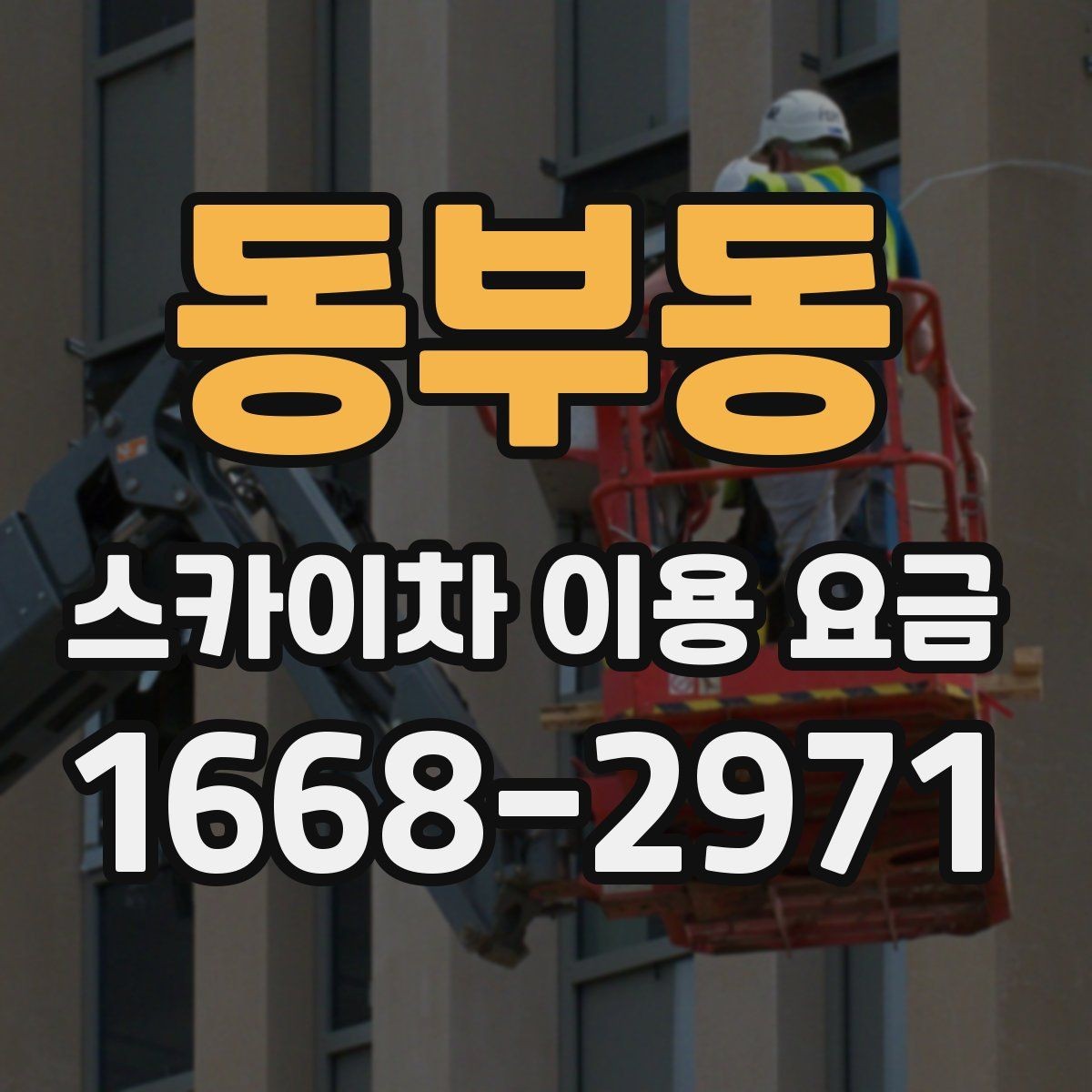 동부동 스카이차 이용 요금 안내를 참고할 때 실수하기 쉬운 점