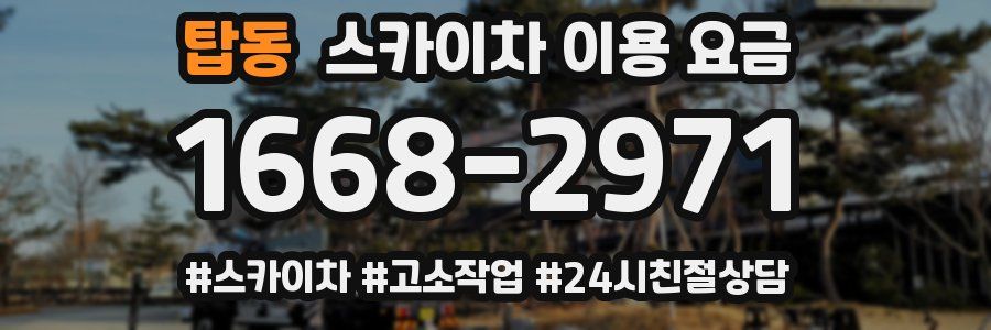 탑동 스카이차 이용 요금