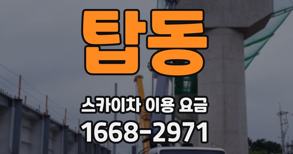 탑동 스카이차 이용 요금