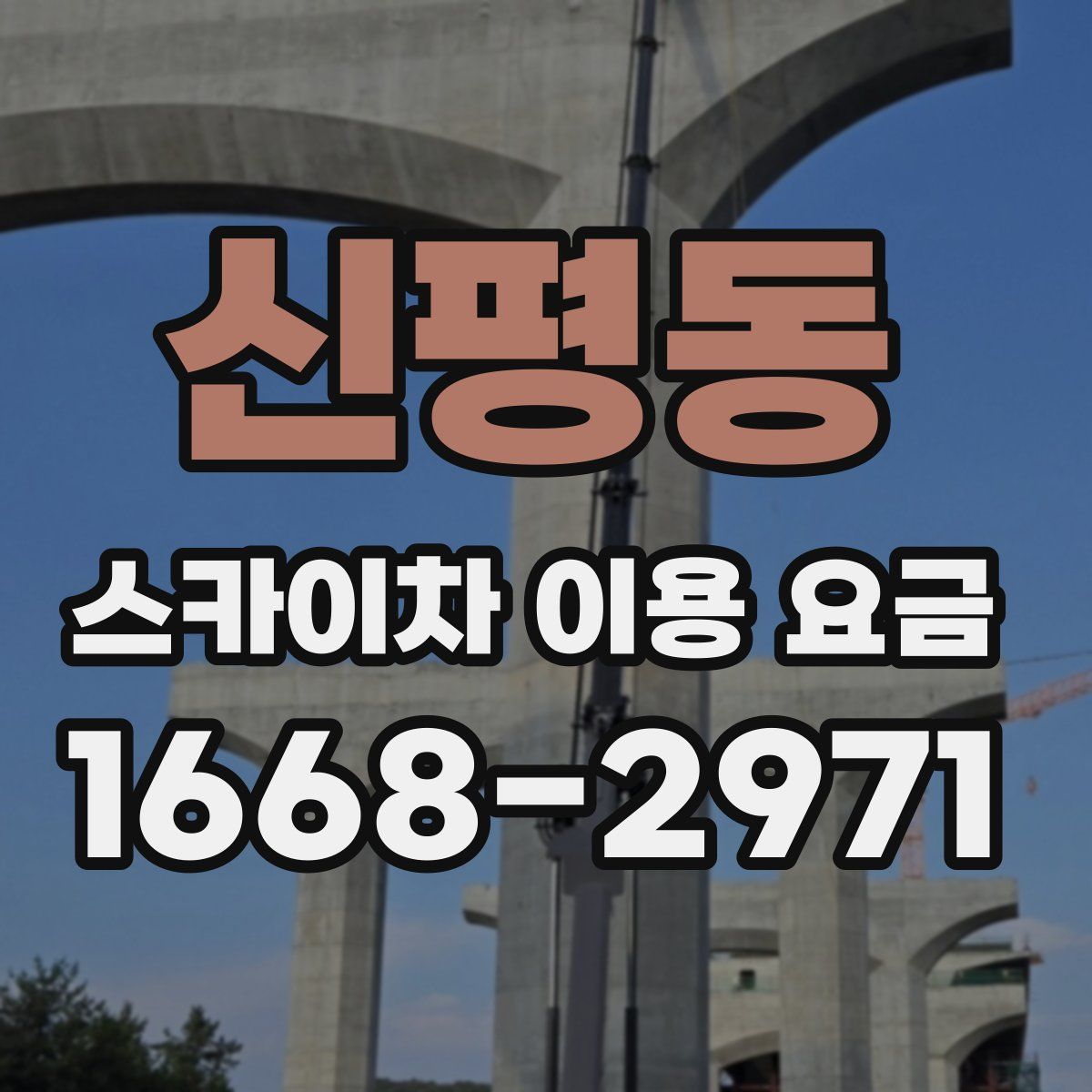 신평동 스카이차 이용 요금