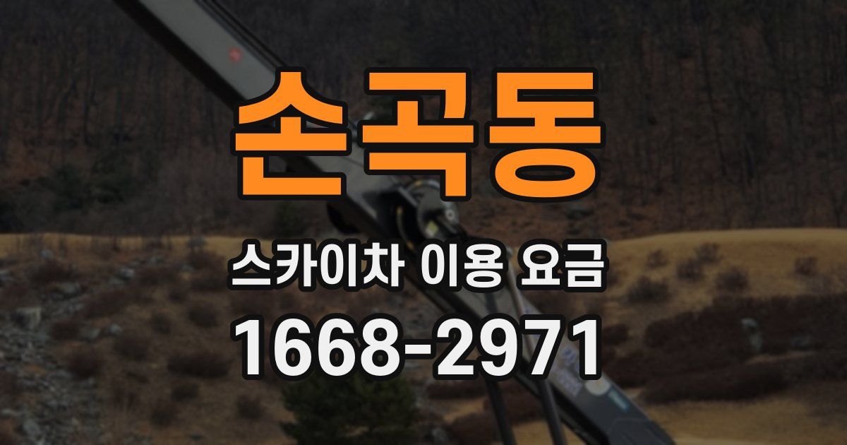 손곡동 스카이차 이용 요금