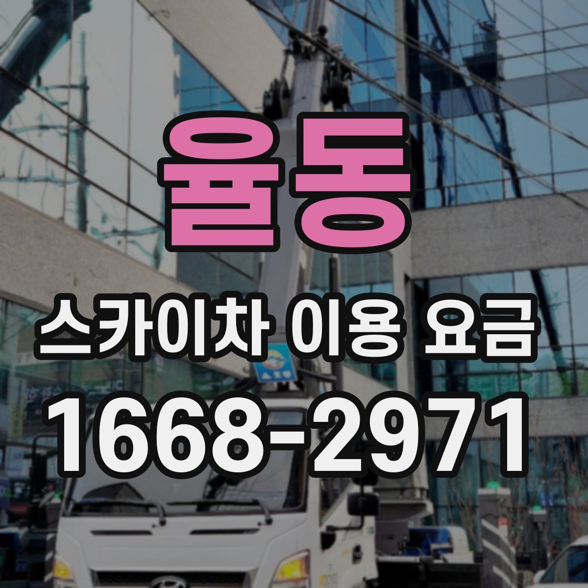 율동 스카이차 이용 요금