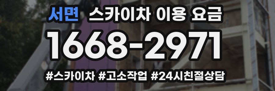 서면 스카이차 이용 요금