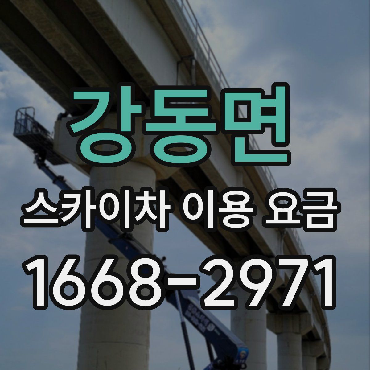 강동면 스카이차 이용 요금