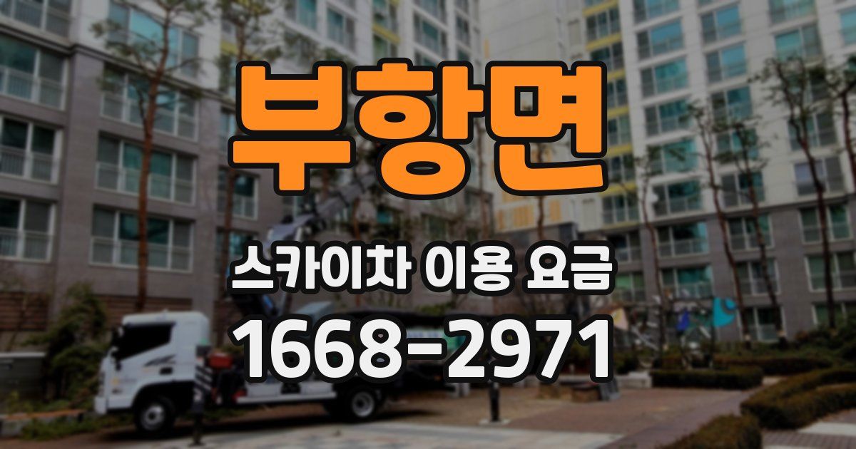 부항면 스카이차 이용 요금