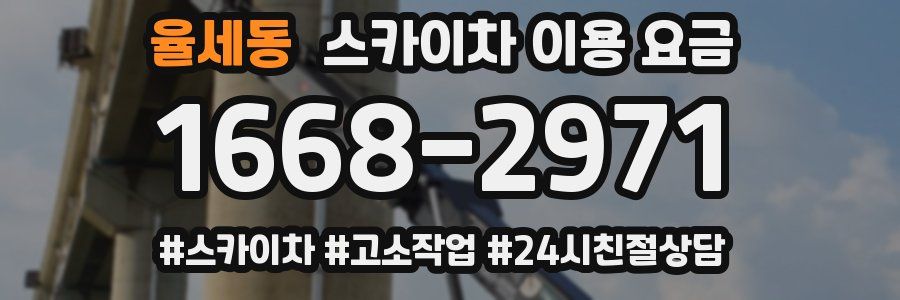 율세동 스카이차 이용 요금