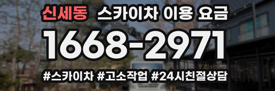 신세동 스카이차 이용 요금