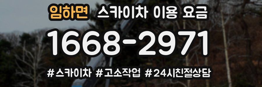 임하면 스카이차 이용 요금