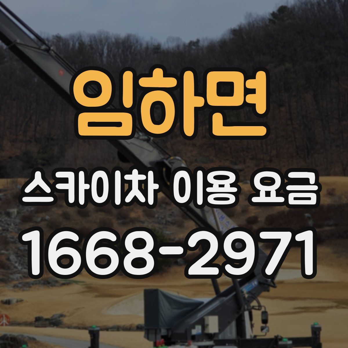 임하면 스카이차 이용 요금