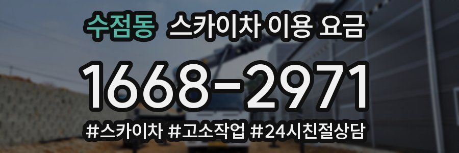 수점동 스카이차 이용 요금