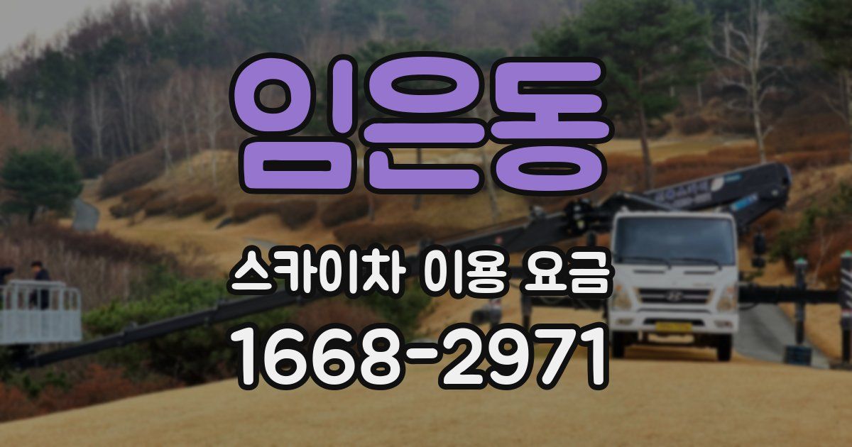임은동 스카이차 이용 요금
