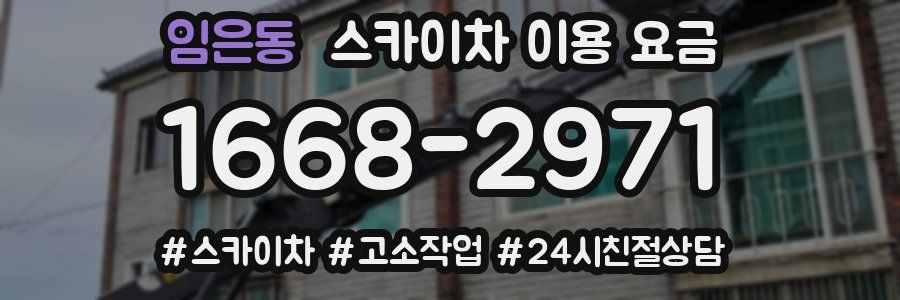 임은동 스카이차 이용 요금