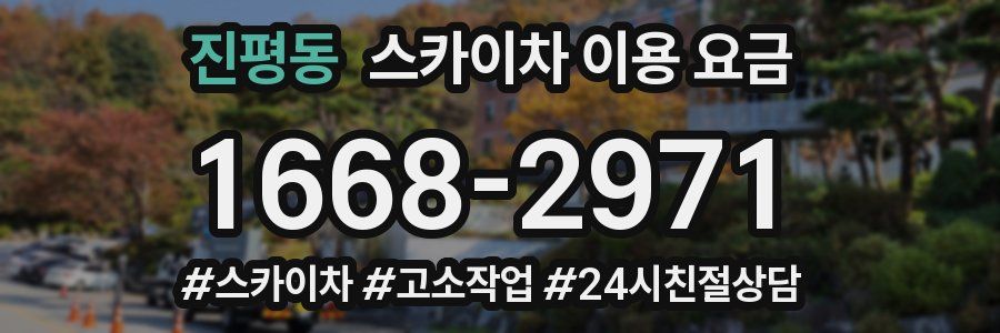 진평동 스카이차 이용 요금