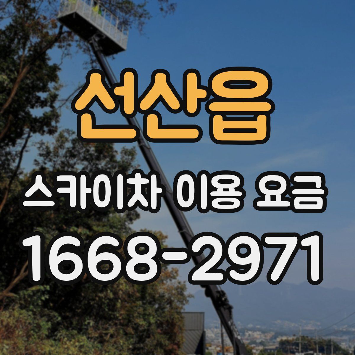 선산읍 스카이차 이용 요금