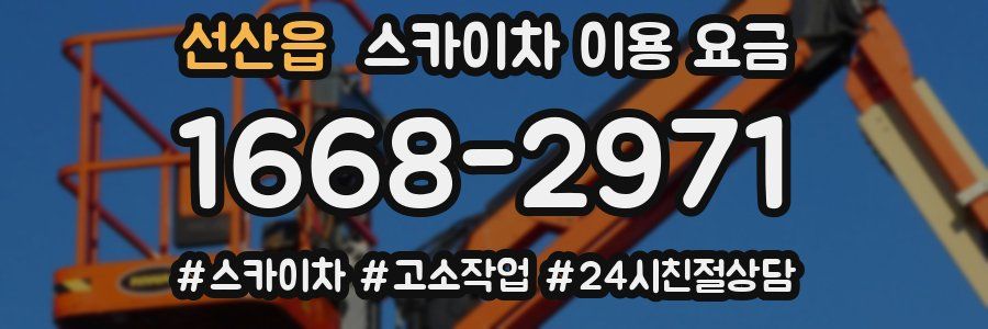 선산읍 스카이차 이용 요금