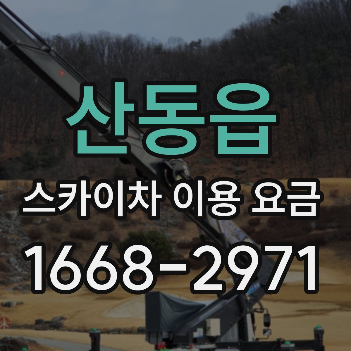 산동읍 스카이차 이용 요금