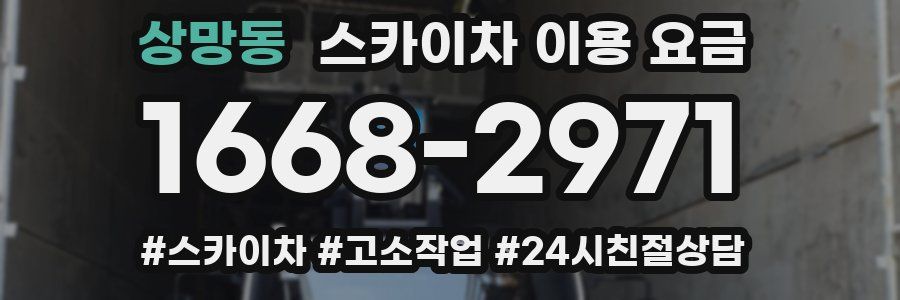 상망동 스카이차 이용 요금