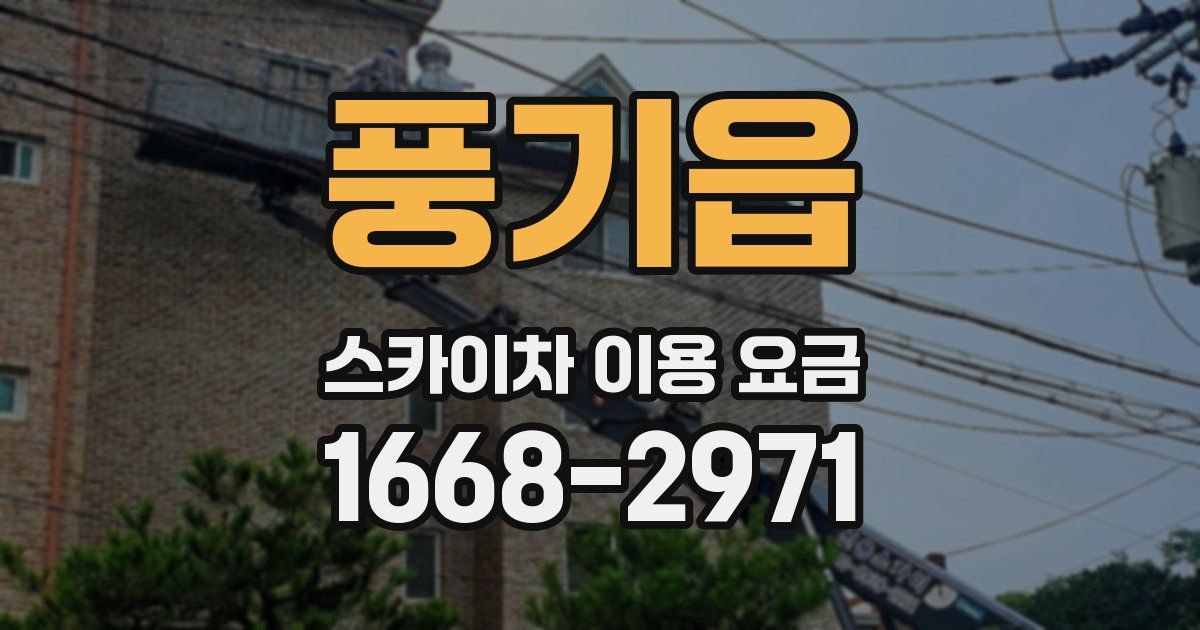 풍기읍 스카이차 이용 요금