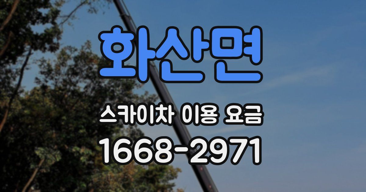 화산면 스카이차 이용 요금