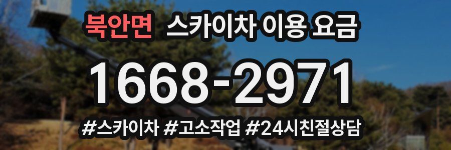 북안면 스카이차 이용 요금