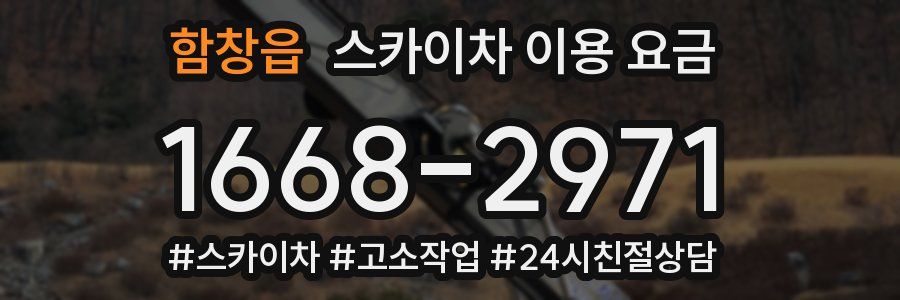 함창읍 스카이차 이용 요금