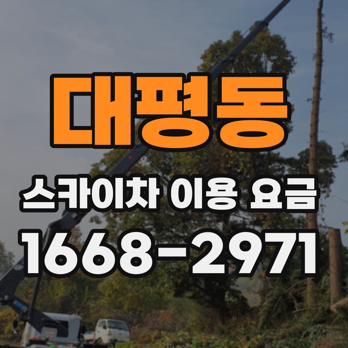 대평동 스카이차 이용 요금