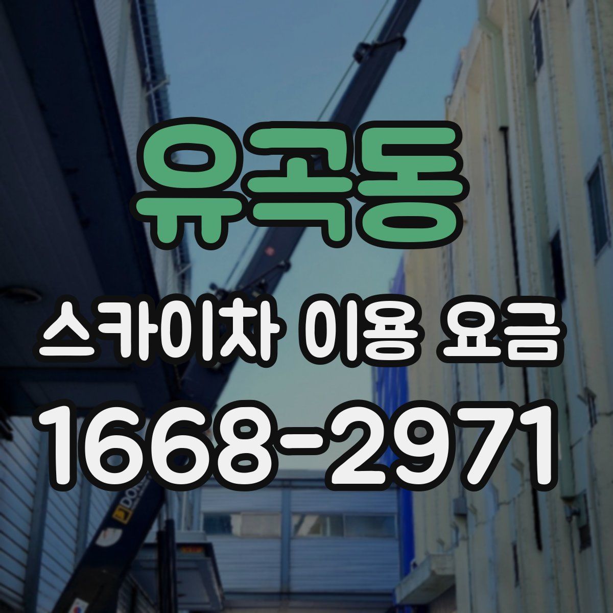 유곡동 스카이차 이용 요금