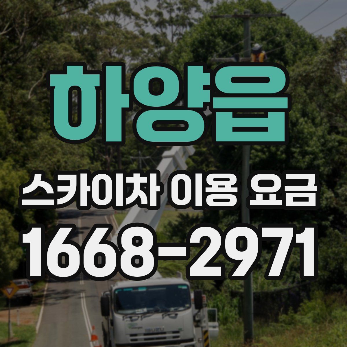 하양읍 스카이차 이용 요금