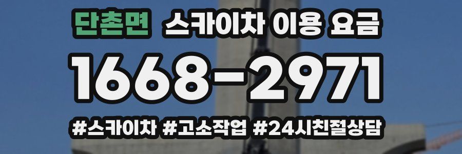 단촌면 스카이차 이용 요금