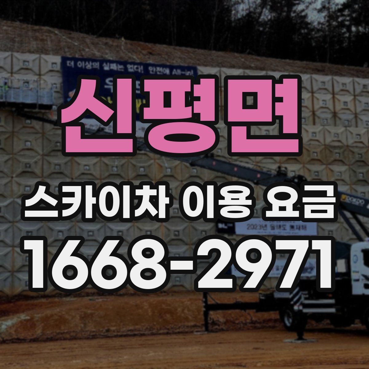 신평면 스카이차 이용 요금