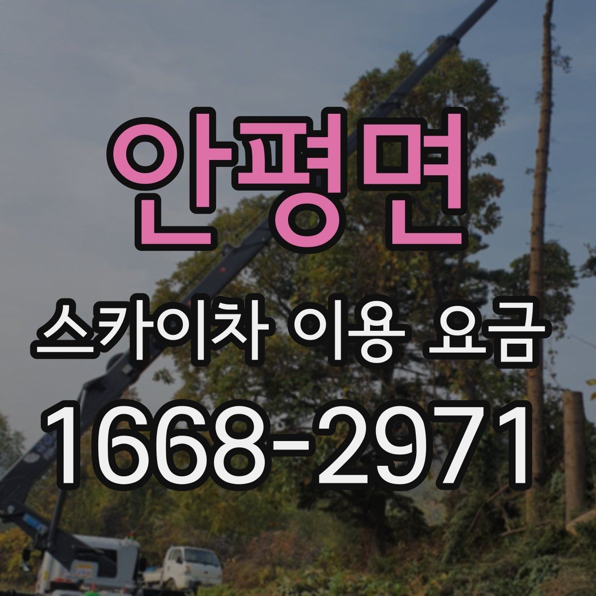안평면 스카이차 이용 요금 상담에서 빠지기 쉬운 항목