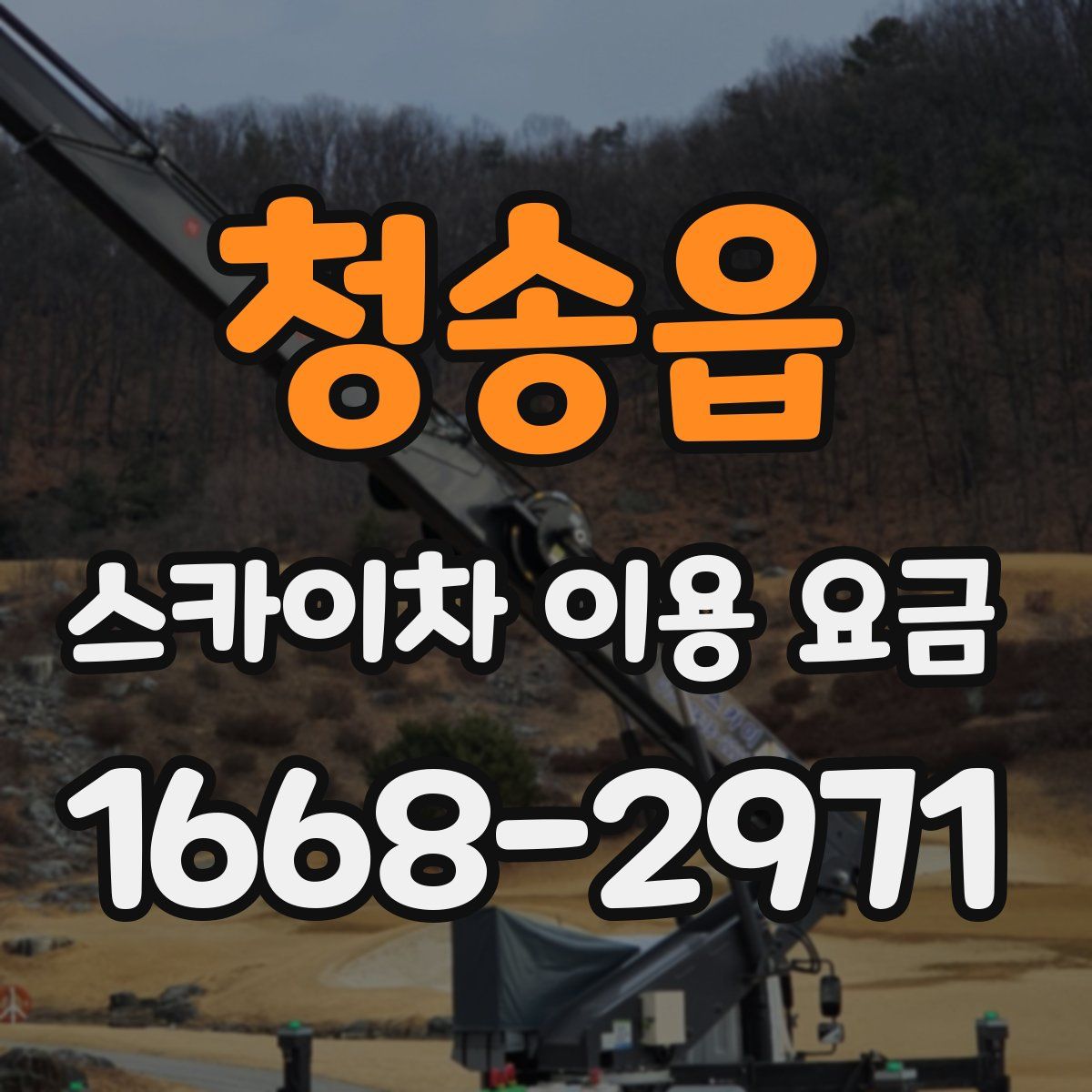 청송읍 스카이차 이용 요금