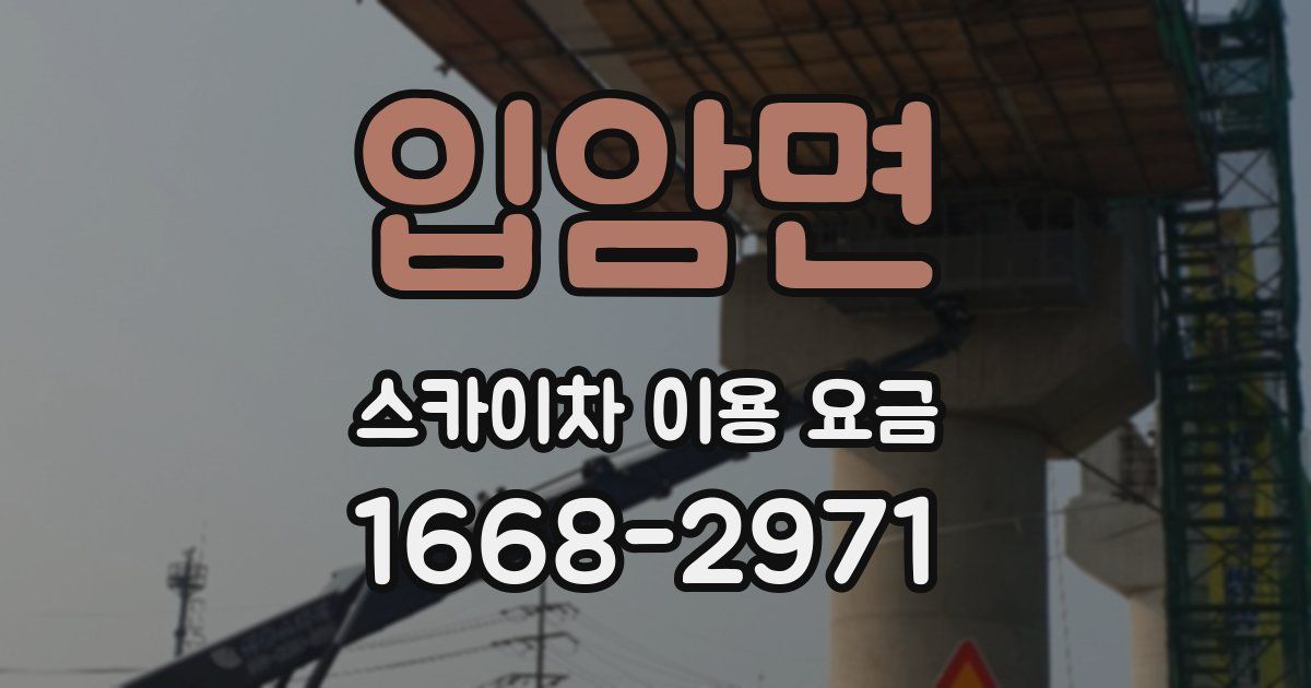 입암면 스카이차 이용 요금