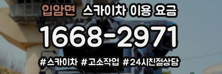 입암면 스카이차 이용 요금